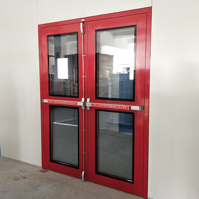 Διπλό πάχος 42mm ασφάλειας διαφυγών έκτακτης ανάγκης πόρτα αποστειρωμένων δωματίων